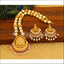 Matte Finish Temple Lakshmi Necklace set M1268
