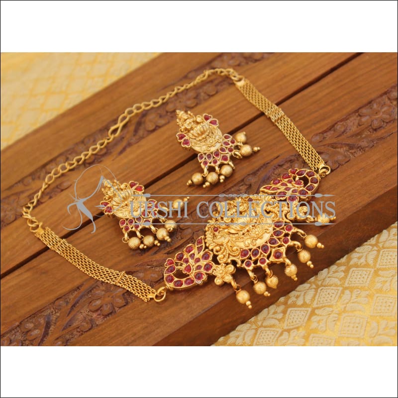 Matte finish Temple necklace M821 - Necklace Set