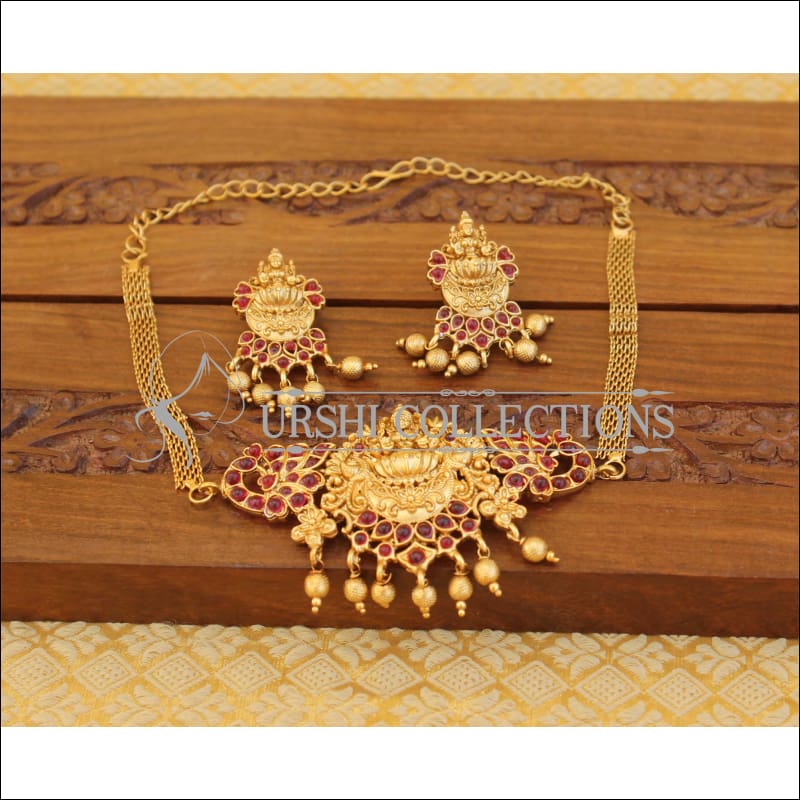 Matte finish Temple necklace M821 - Necklace Set