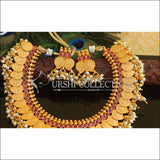Matte finish temple necklace set M715 - Necklace Set