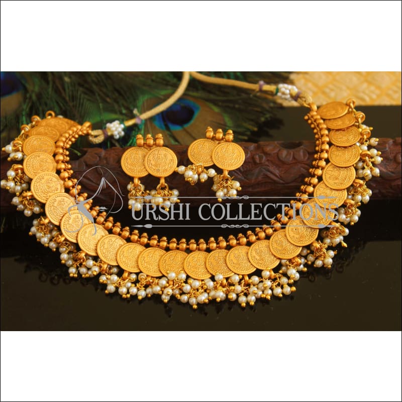 Matte finish Temple necklace set M725 - Necklace Set