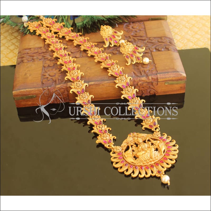 ELEGANT HANDMADE BLACK BEADS NECKLACE UTV474 – Urshi Collections