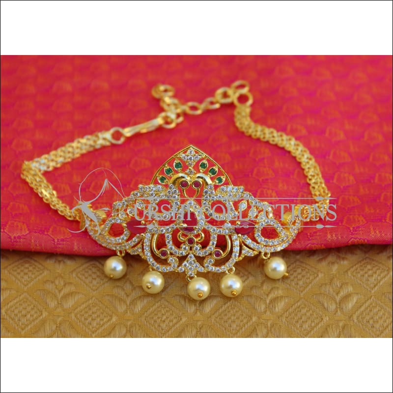 BEAUTIFUL GOLD PLATED CZ ARMLET M21 - BAJUBAND