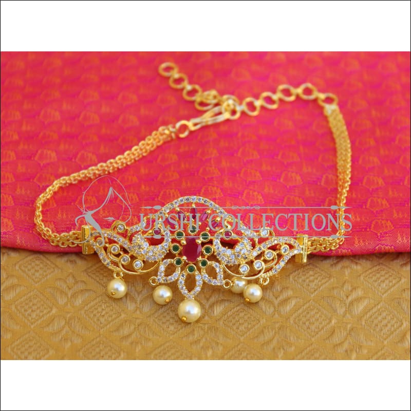 BEAUTIFUL GOLD PLATED CZ ARMLET M24 - BAJUBAND