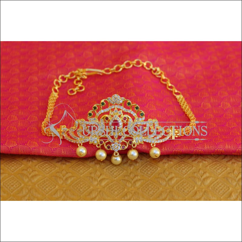 BEAUTIFUL GOLD PLATED CZ ARMLET M30 - BAJU BAND