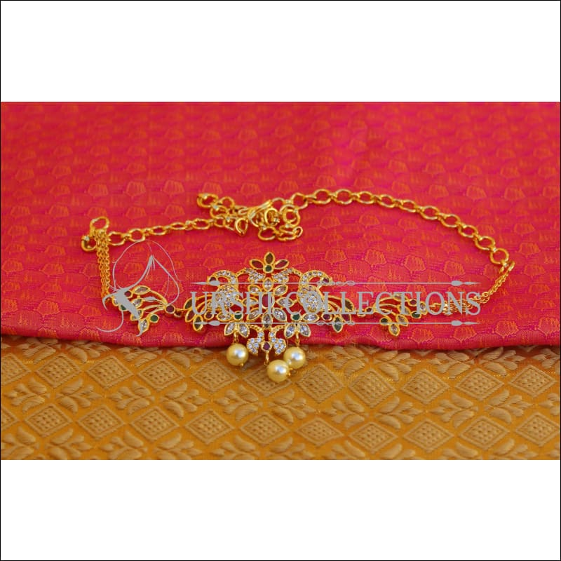 BEAUTIFUL GOLD PLATED CZ ARMLET M39 - BAJU BAND
