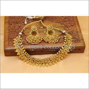 Beautiful Gold Plated Necklace Set UC-NEW1604 - Necklace Set