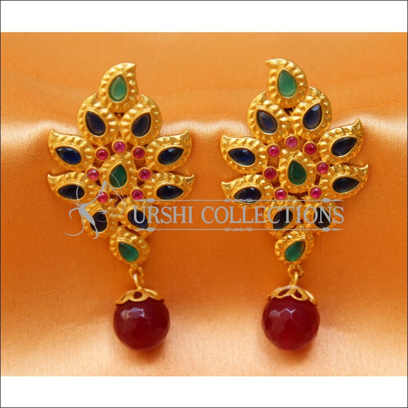 Beautiful Matte Finish Earrings Set UC-NEW619 - Multi - Earrings