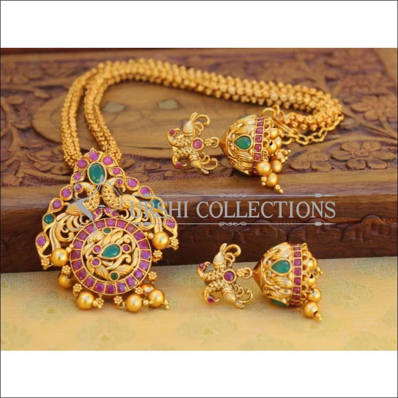 Beautiful Matte Finish Necklace Set UC-NEW337 - Necklace Set