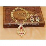 Beautiful Peacock CZ N ecklace Set UC-NEW1493 - Necklace Set