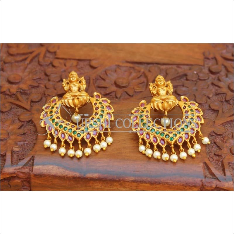 Designer Antique Lakshmi Earrings Set UC-NEW2147 - Earrings