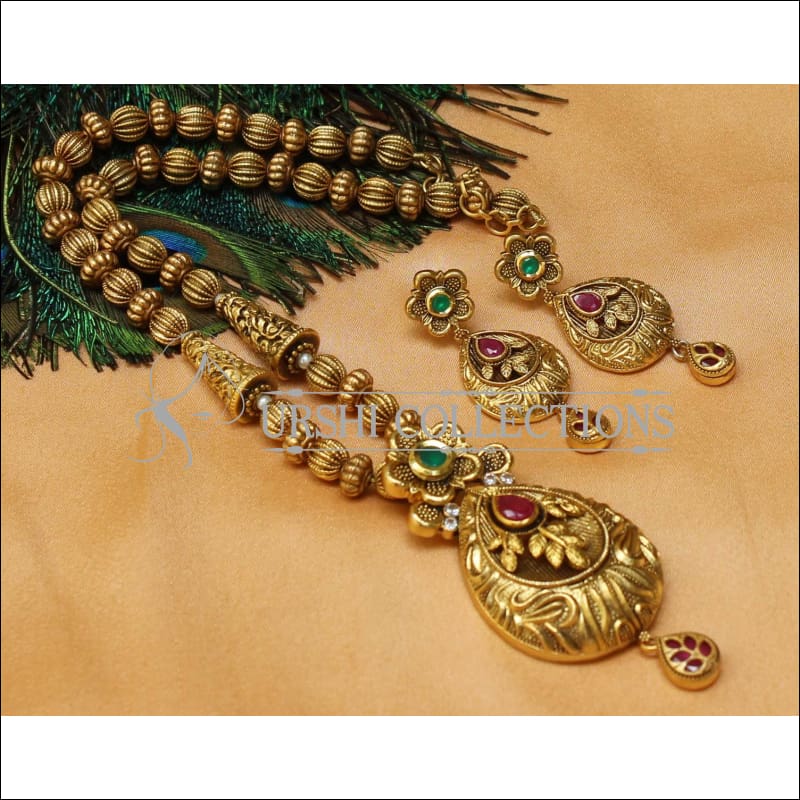 Designer Antique Necklace Set UC-NEW1322 - Necklace Set