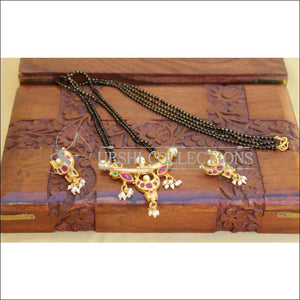 DESIGNER BLACK BEAD NECKLACE SET UC-NEW3090 - Mangalsutra