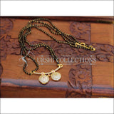 Designer Black Beads CZ Necklace Set UC-NEW1948 - Ruby - Mangalsutra