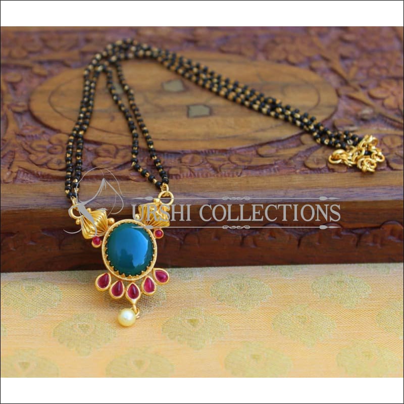 Designer Black Beads Necklace Set UC-NEW779 - Mangalsutra