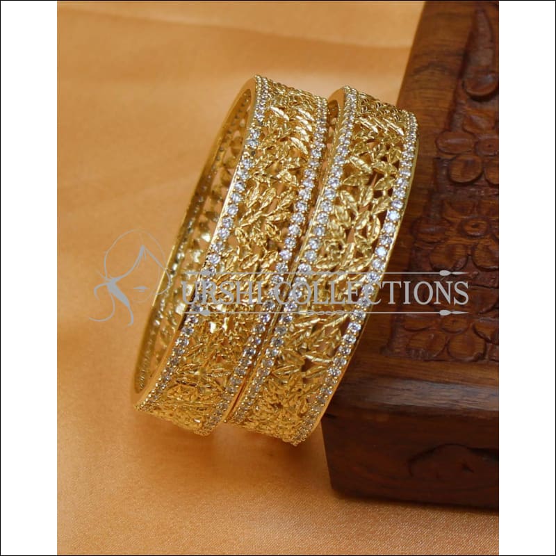 Designer CZ Bangle Set UC-NEW2442 - Bangles