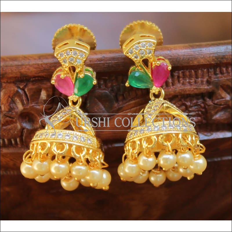 Designer CZ Earrings Set UC-NEW1423 - Multi - Earrings