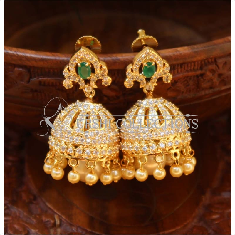 Designer CZ Earrings Set UC-NEW674 - Earrings