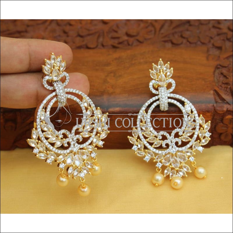 DESIGNER CZ EARRINGS UC-NEW2892 - Earrings