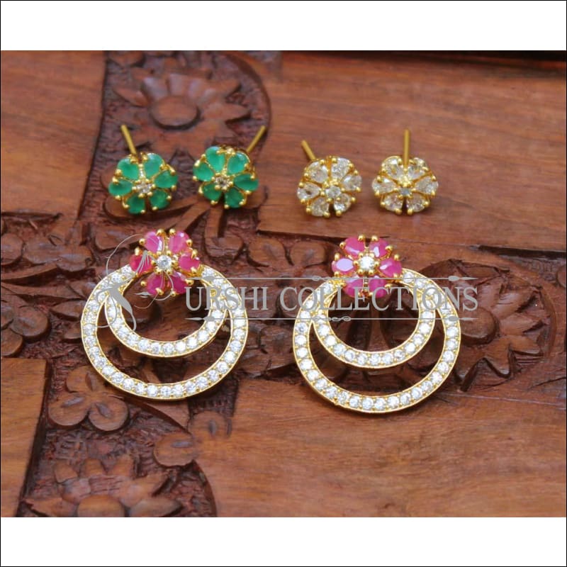 Designer CZ Earrings UC-NEW462 - Earrings