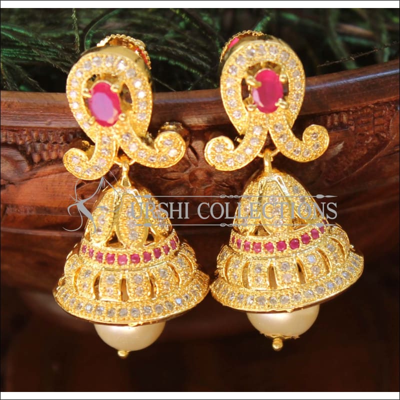 Designer CZ Earrings UC-NEW497 - Earrings