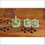 Designer CZ Gold plated pendant set M528