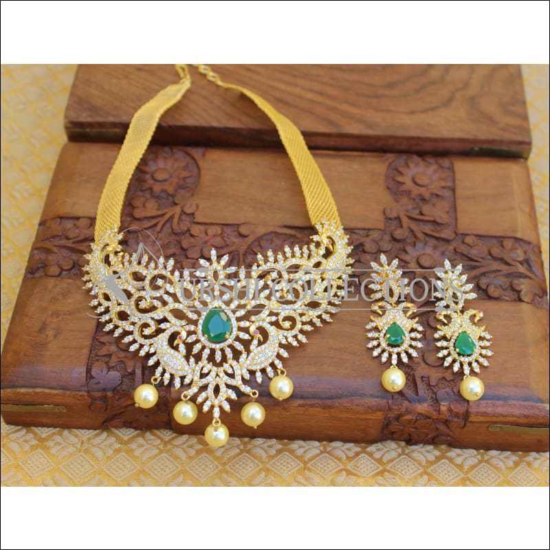 Designer CZ Necklace set M233 - Necklace Set