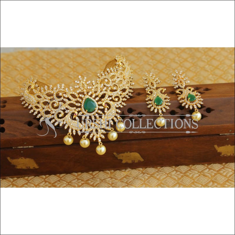 Designer CZ Necklace set M339 - Necklace Set