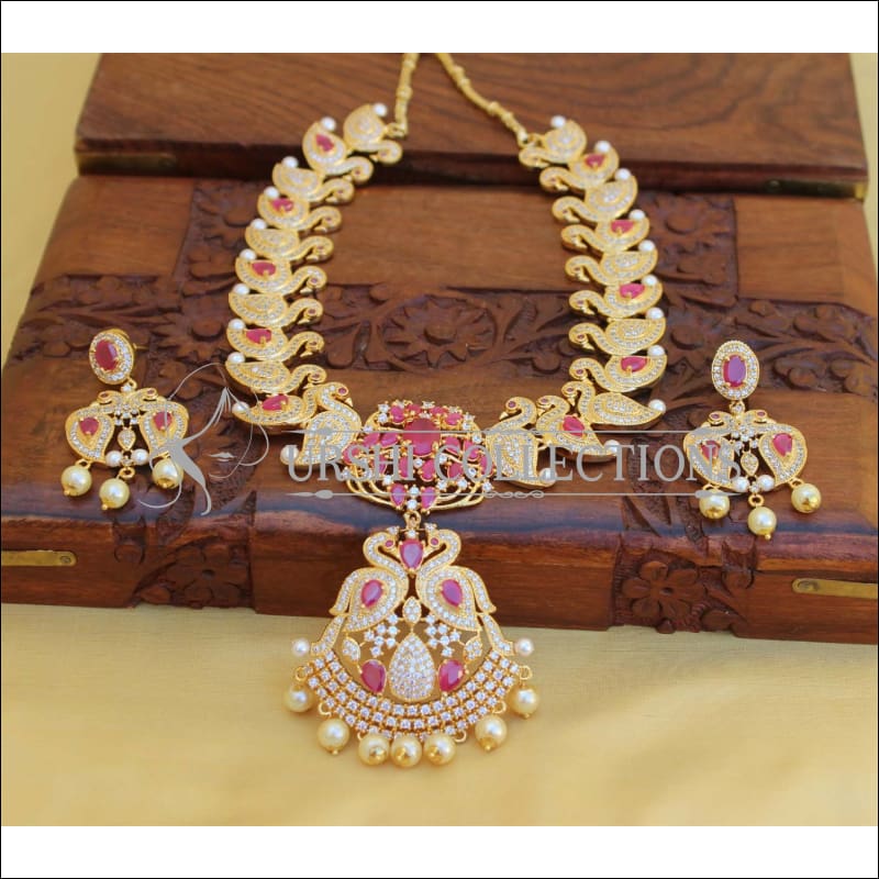 DESIGNER CZ NECKLACE SET UC-NEW2904 - Necklace Set