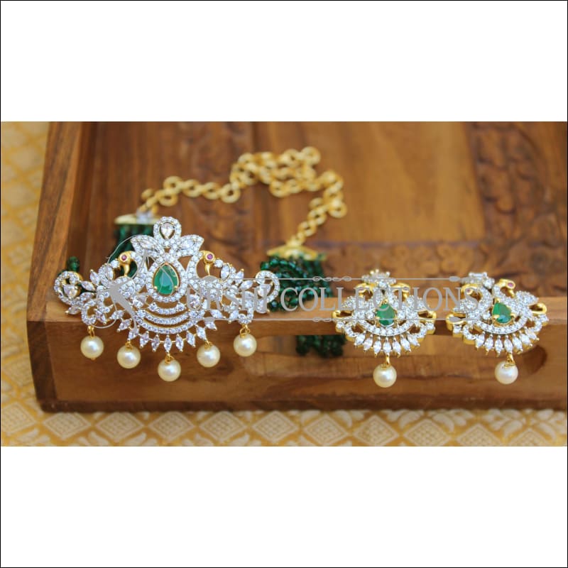 DESIGNER CZ NECKLACE SET UTV275 - Necklace Set