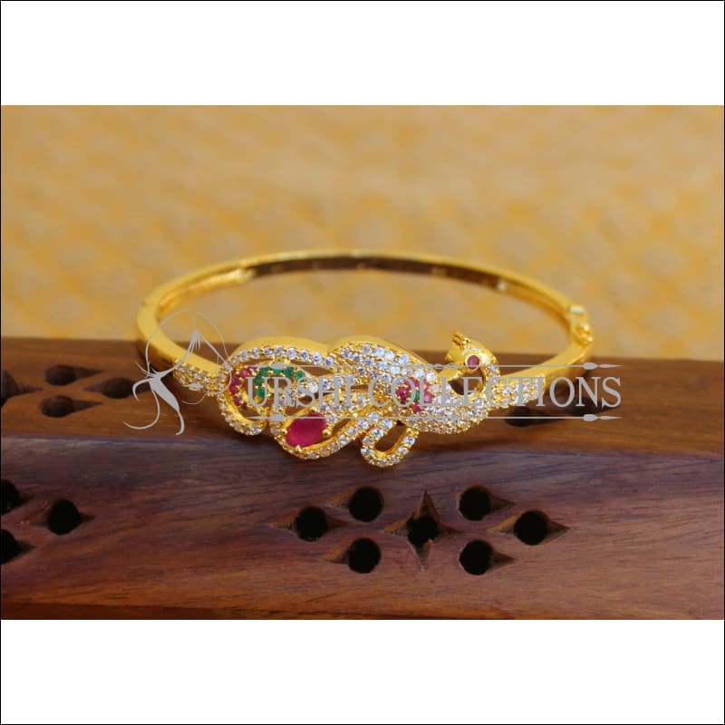 Peacock bracelet online gold with price