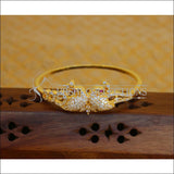 DESIGNER CZ PEACOCK KADA UTV250 - WHITE - Bracelets