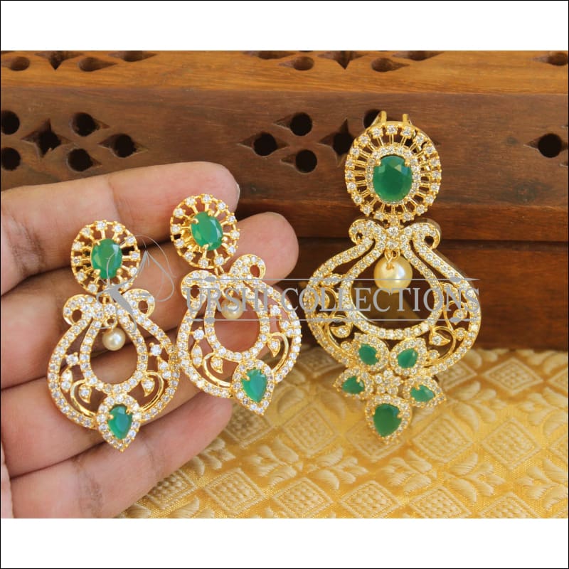 Designer CZ Pendant set M544 - Pendant Set