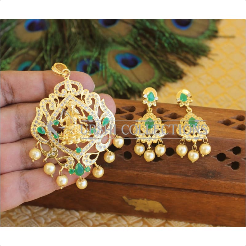 Designer CZ Pendant set M546 - Pendant Set