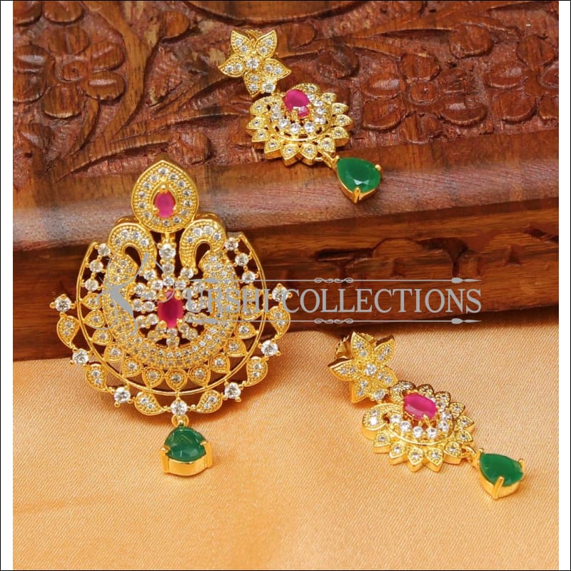 Designer CZ Pendant Set UC-NEW1858 - Pendant Set