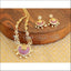 DESIGNER CZ TEMPLE NECKLACE SET UTV271