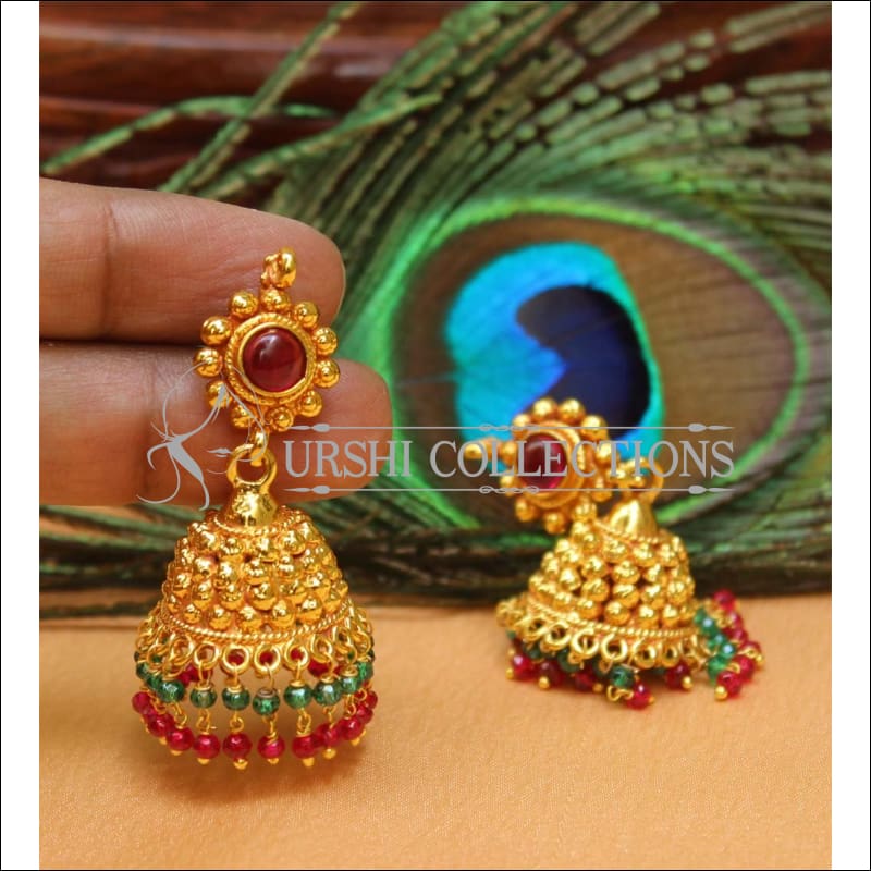 Designer Geru Polish Earrings Set UC-NEW1088 - Multi - Earrings