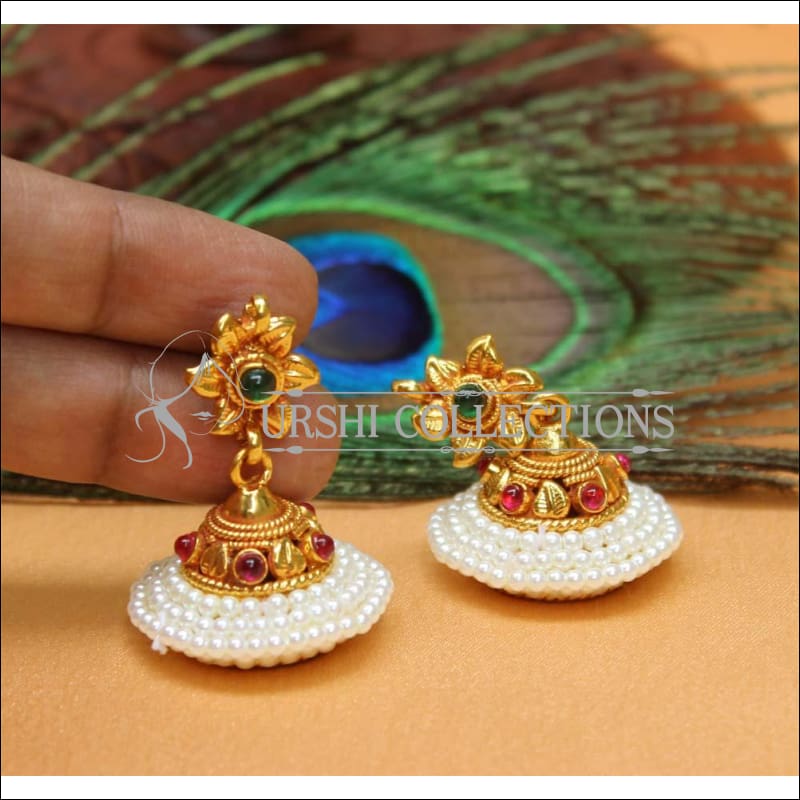 Designer Geru Polish Earrings Set UC-NEW1655 - Multi - Earrings