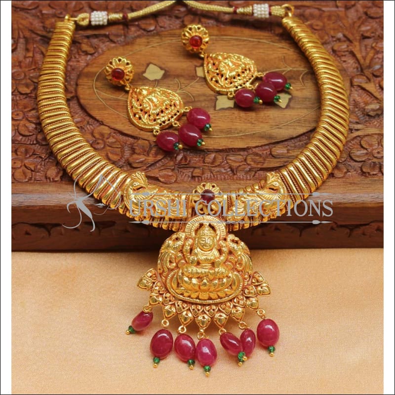 Designer Geru Polish Necklace Set UC-NEW1288 - Necklace Set