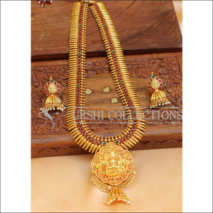 Designer Geru Polish Temple Necklace Set UC-NEW2168 - Multy - Necklace Set