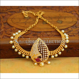 Designer Gold Plated CZ Bajuband UC-NEW962 - Ruby - BAJUBAND