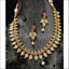 Designer Gold Plated CZ Mango Necklace Set UC-NEW2001