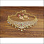 DESIGNER GOLD PLATED CZ NECKLACE SET UTV315