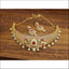 DESIGNER GOLD PLATED CZ NECKLACE SET UTV316