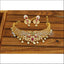 DESIGNER GOLD PLATED CZ NECKLACE SET UTV319