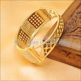 Designer Gold Plated CZ Openable Kada UC-NEW1586 - Bracelets