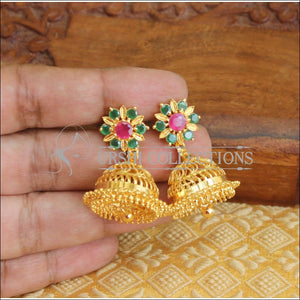 Designer Gold plated earrings M269 - multy - Earrings