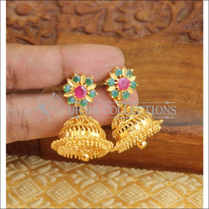 Designer Gold plated earrings M269 - Earrings