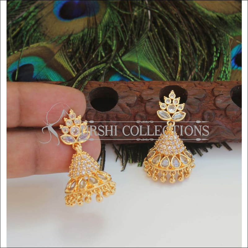 Designer Gold plated earrings M291 - Earrings