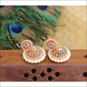 Designer gold plated earrings M326 - MULTI - Earrings